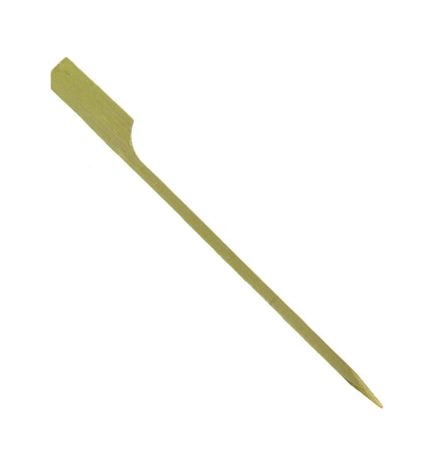 Pinchos de Bambú Decorados "Golf" Verde Natural 12cm (50 Uds) Pinchos de Bambú Decorados "Golf" Verde Natural 12cm (50 Uds)