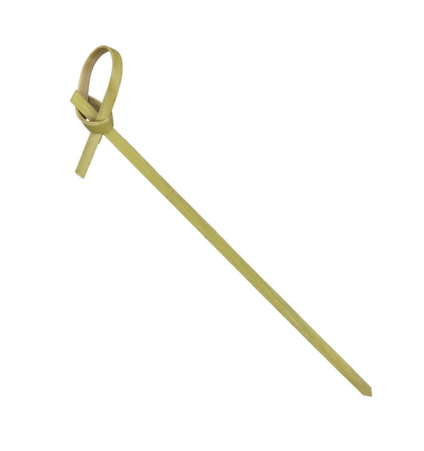 Pinchos de Bambú Lazo Verde Natural 10cm (100 Uds) Pinchos de Bambú Lazo Verde Natural 10cm (100 Uds)