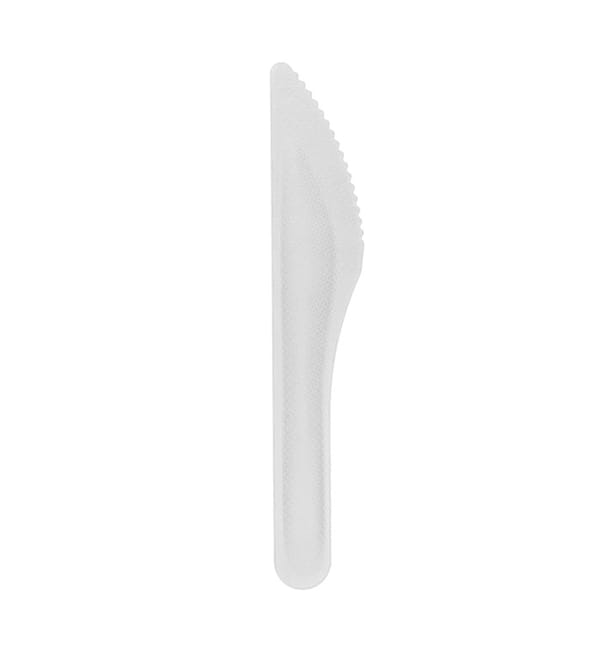 Cuchillo de Caña de Azúcar Blanco 16cm (50 Uds) Cuchillo de Caña de Azúcar Blanco 16cm (50 Uds)