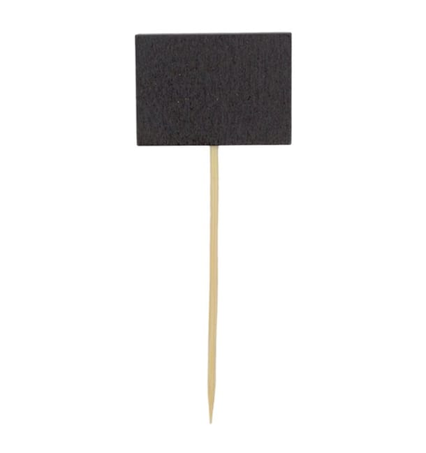 Pinchos de Bambú con Pizarra 90 mm (1.000 Uds) Pinchos de Bambú con Pizarra 90 mm (1.000 Uds)