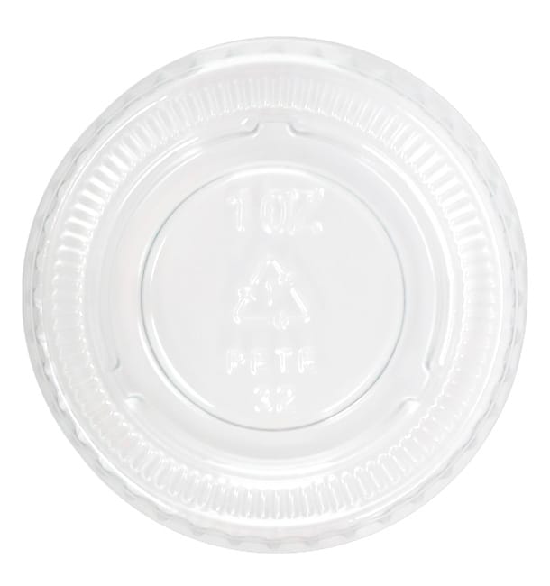 Tapa PET Transparente para Tarrina Salsas Ø4,8cm (2.500 Uds)