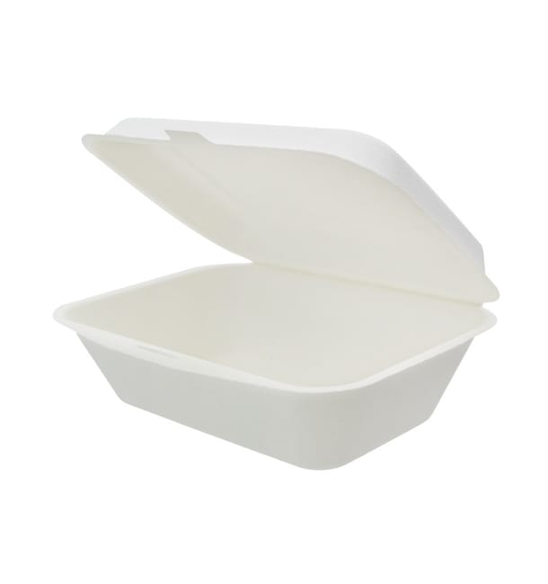 Envase MenuBox Caña Azúcar Blanco 180x125x70mm (600Uds) Envase MenuBox Caña Azúcar Blanco 180x125x70mm (600Uds)