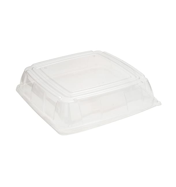 Tapa Plástico PET Transparente Bandeja 27x27cm (5 Uds) Tapa Plástico PET Transparente Bandeja 27x27cm (5 Uds)