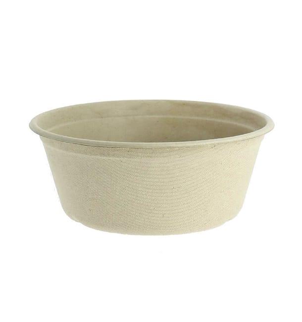 Bol de Caña de Azúcar 500ml Ø15cm (125 Uds) Bol de Caña de Azúcar 500ml Ø15cm (125 Uds)