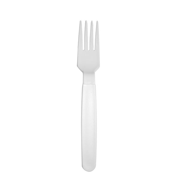 Tenedor Reutilizable Durable PP Blanco 18,5cm (180 Uds) Tenedor Reutilizable Durable PP Blanco 18,5cm (180 Uds)