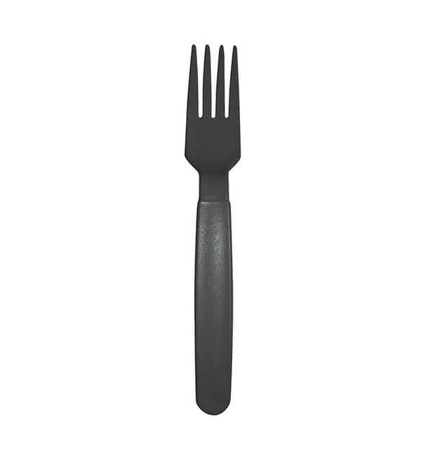 Tenedor Reutilizable Durable PP Antracita 18,5cm (6 Uds) Tenedor Reutilizable Durable PP Antracita 18,5cm (6 Uds)