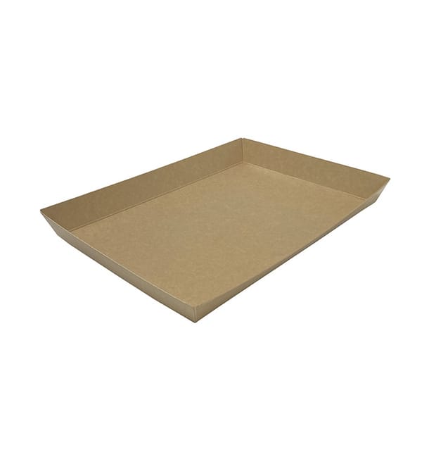 Bandeja Kraft para Caja con Ventana 25,5x3,4cm (50 Uds) Bandeja Kraft para Caja con Ventana 25,5x3,4cm (50 Uds)