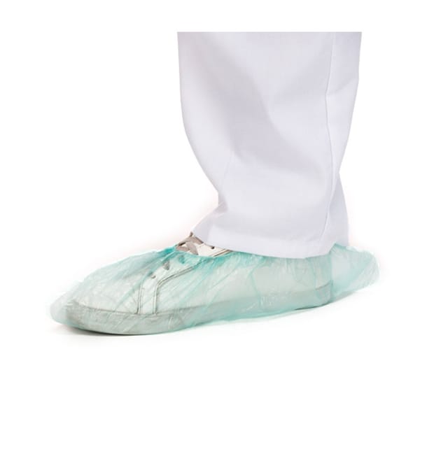Cubrezapatos en Polietileno G80 Verde (100 Uds) Cubrezapatos en Polietileno G80 Verde (100 Uds)