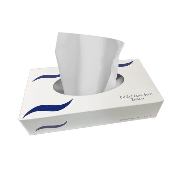 Pañuelo Facial Tissue 2 Capas Estuche 100 Uds (1 Estuche) Pañuelo Facial Tissue 2 Capas Estuche 100 Uds (1 Estuche)