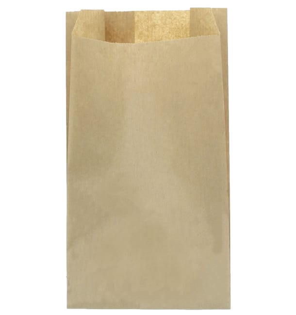Bolsa de Papel Kraft 14+7x24cm (200 Uds) Bolsa de Papel Kraft 14+7x24cm (200 Uds)