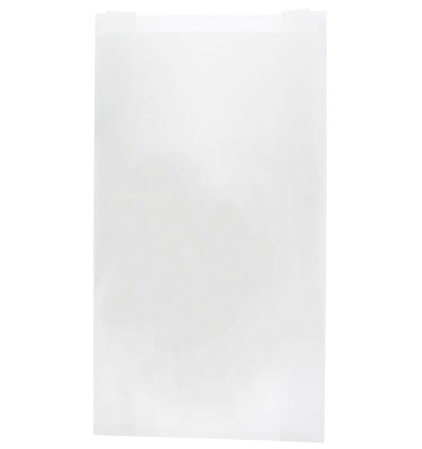 Bolsa de Papel Blanca 14+7x24cm (200 Uds) Bolsa de Papel Blanca 14+7x24cm (200 Uds)