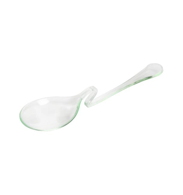 Cuchara Degustacion Asa Curva Water Green 8cm (500 Uds) Cuchara Degustacion Asa Curva Water Green 8cm (500 Uds)