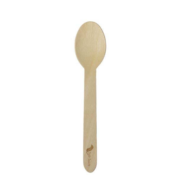 Cuchara de Madera “Soft” 16cm (100 Uds) Cuchara de Madera “Soft” 16cm (100 Uds)