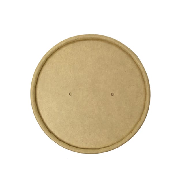 Tapa de Cartón Kraft para Tarrinas de 750/1.000ml Ø11,6cm (25 Uds) Tapa de Cartón Kraft para Tarrinas de 750/1.000ml Ø11,6cm (25 Uds)