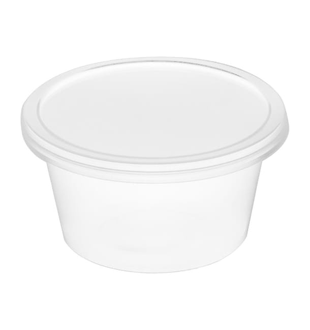 Tarrina PP Transparente para Salsas con Tapa 120ml (100 Uds) Tarrina PP Transparente para Salsas con Tapa 120ml (100 Uds)