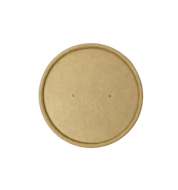 Tapa de Cartón Kraft para Tarrinas de Ø9,0cm (400 Uds) Tapa de Cartón Kraft para Tarrinas de Ø9,0cm (400 Uds)