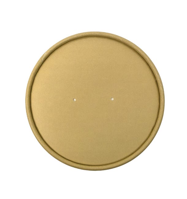 Tapa de Cartón Kraft para Tarrinas de Ø11,7cm (25 Uds) Tapa de Cartón Kraft para Tarrinas de Ø11,7cm (25 Uds)
