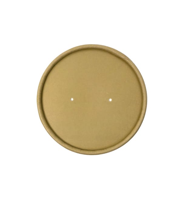 Tapa de Cartón Kraft para Tarrinas de Ø9,0cm (500 Uds) Tapa de Cartón Kraft para Tarrinas de Ø9,0cm (500 Uds)