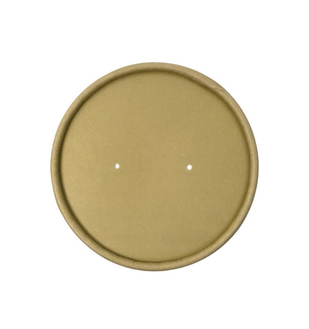 Tapa de Cartón Kraft para Tarrinas de Ø9,8cm (25 Uds) Tapa de Cartón Kraft para Tarrinas de Ø9,8cm (25 Uds)