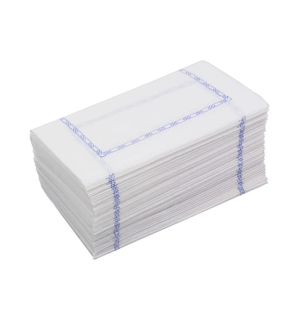 Servilleta de Papel Zigzag Blanco Cenefa 14x14cm (250 Uds) Servilleta de Papel Zigzag Blanco Cenefa 14x14cm (250 Uds)