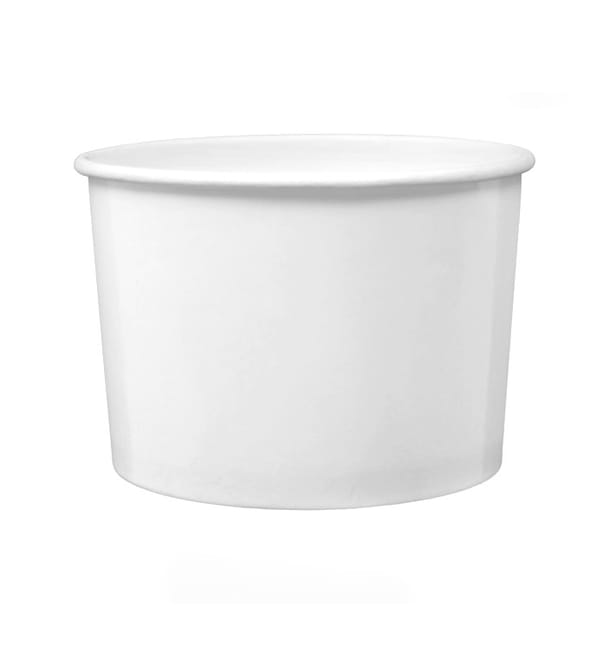 Tarrina de Cartón Blanco 488ml (25 Uds) Tarrina de Cartón Blanco 488ml (25 Uds)