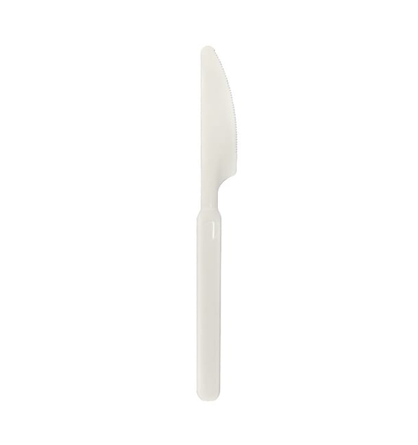Cuchillo Reutilizable Durable PP Crema 18,9cm (50 Uds) Cuchillo Reutilizable Durable PP Crema 18,9cm (50 Uds)