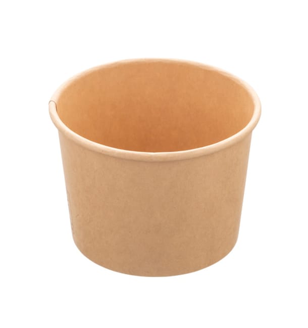 Tarrina Cartón Kraft Multi-Food 550ml Ø11,5cm (300 Uds) Tarrina Cartón Kraft Multi-Food 550ml Ø11,5cm (300 Uds)