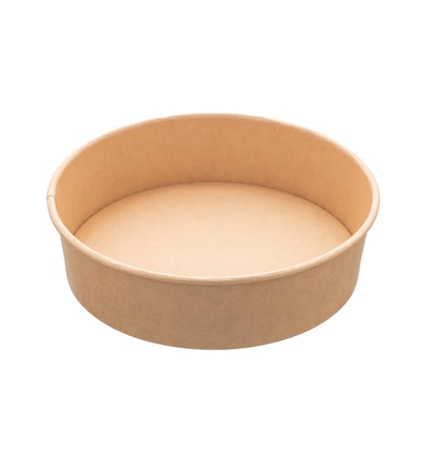 Ensaladera Cartón Kraft 950ml Ø18,5cm (50 Uds) Ensaladera Cartón Kraft 950ml Ø18,5cm (50 Uds)