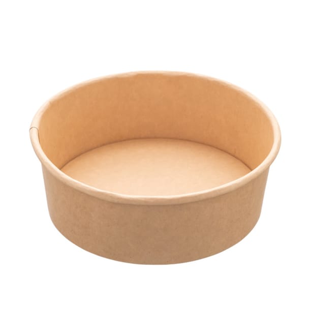 Ensaladera Cartón Kraft 1.300ml Ø18,5cm (50 Uds) Ensaladera Cartón Kraft 1.300ml Ø18,5cm (50 Uds)