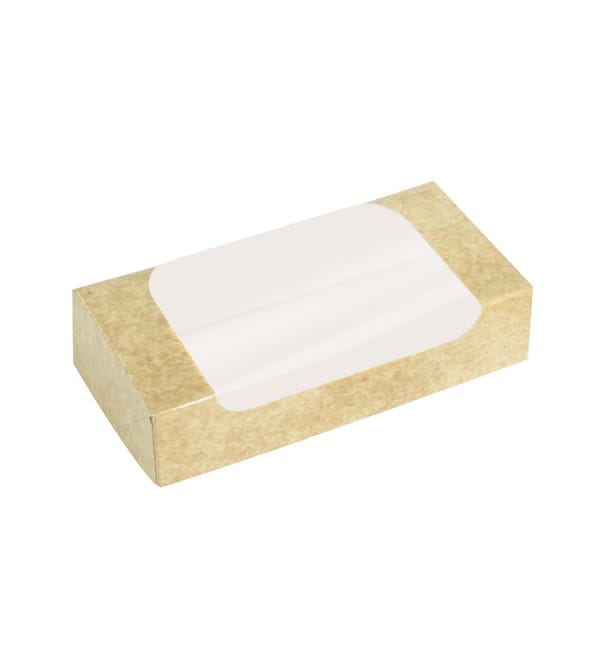 Envase de Cartón Rectangular PackiPack Vision Kraft 17x9x6cm (50 Uds) Envase de Cartón Rectangular PackiPack Vision Kraft 17x9x6cm (50 Uds)