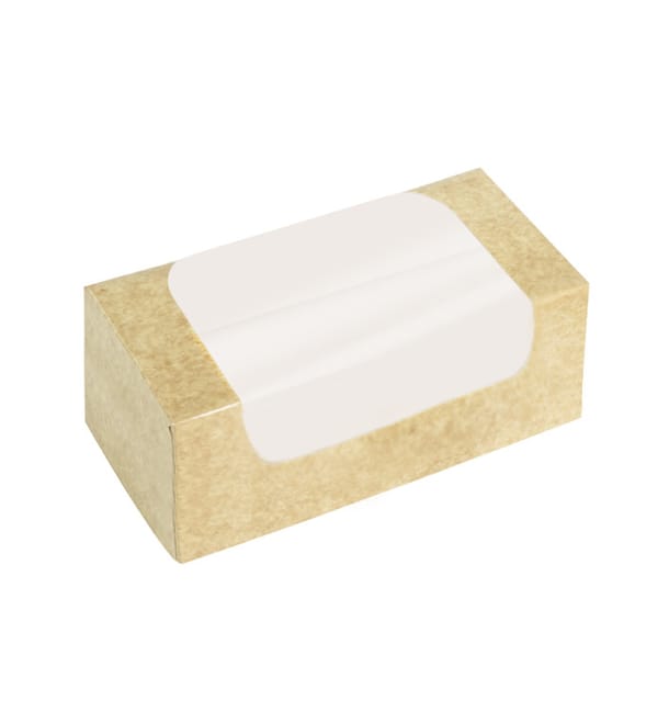 Envase de Cartón Rectangular PackiPack Vision Kraft 19x10x10cm (50 Uds) Envase de Cartón Rectangular PackiPack Vision Kraft 19x10x10cm (50 Uds)