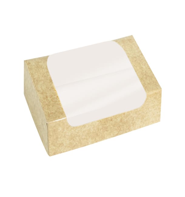 Envase de Cartón Rectangular PackiPack Vision Kraft 16x11x8cm (50 Uds) Envase de Cartón Rectangular PackiPack Vision Kraft 16x11x8cm (50 Uds)
