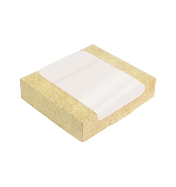 Envase de Cartón Cuadrado PackiPack Vision Kraft 28x28x5cm (50 Uds) Envase de Cartón Cuadrado PackiPack Vision Kraft 28x28x5cm (50 Uds)