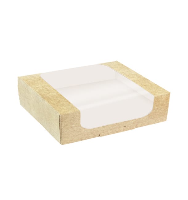 Envase de Cartón Cuadrado PackiPack Vision Kraft 28x28x8cm (50 Uds) Envase de Cartón Cuadrado PackiPack Vision Kraft 28x28x8cm (50 Uds)