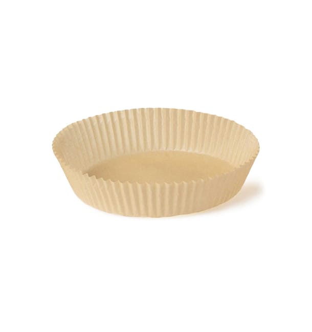 Papel Kraft para Freidora de Aire 40g Ø16x4cm (50 Uds) Papel Kraft para Freidora de Aire 40g Ø16x4cm (50 Uds)