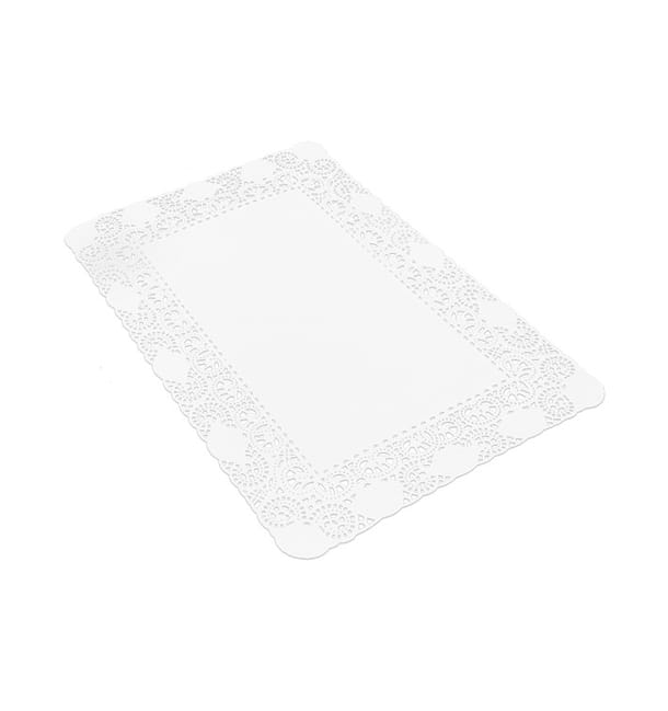 Blonda de Papel Calada Blanca Litos 14x24cm (250 Uds) Blonda de Papel Calada Blanca Litos 14x24cm (250 Uds)