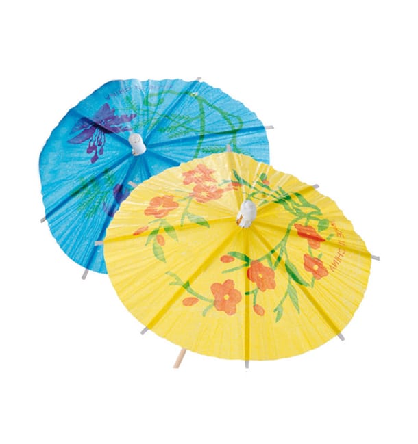Adornos para Helados Sombrillas 15cm Adornos para Helados Sombrillas 15cm