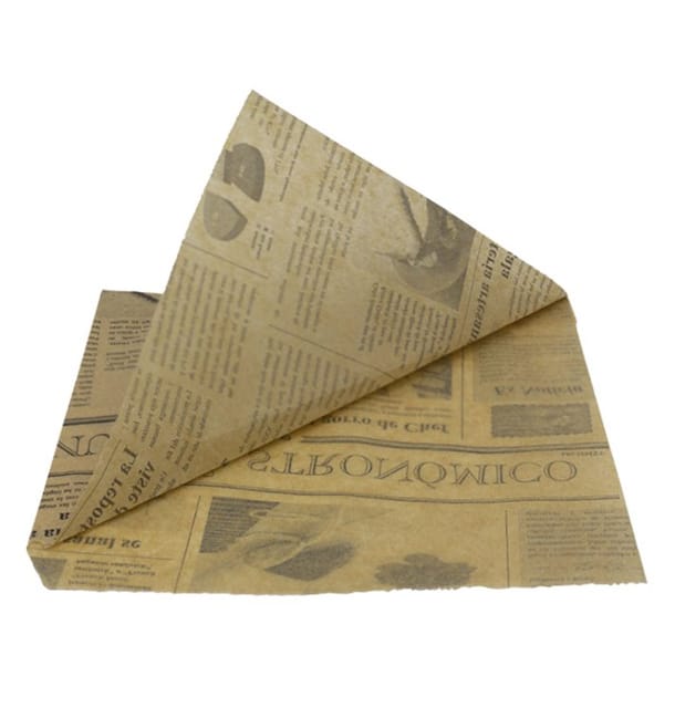 Bolsa Antigrasa Abierta Kraff Times 17x17cm (1.000 Uds) Bolsa Antigrasa Abierta Kraff Times 17x17cm (1.000 Uds)