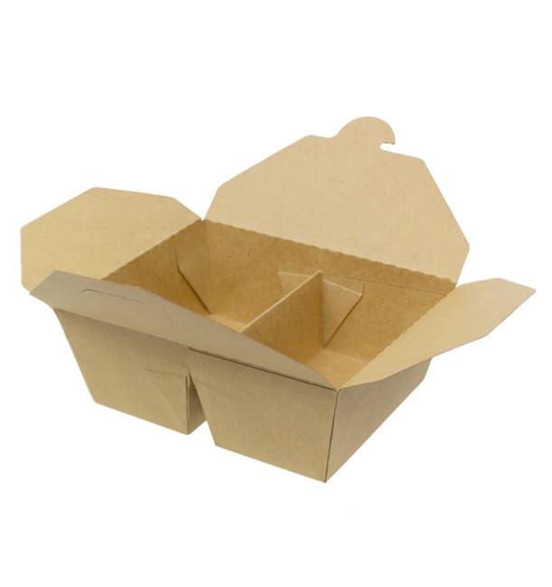 Caja Americana Kraft-Kraft 2C 17x13,5x6,5cm 1.000ml (200 Uds) Caja Americana Kraft-Kraft 2C 17x13,5x6,5cm 1.000ml (200 Uds)