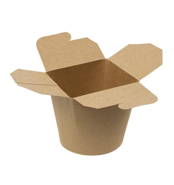 Envase de Comida para Llevar Kraft 760ml (25 Uds) Envase de Comida para Llevar Kraft 760ml (25 Uds)