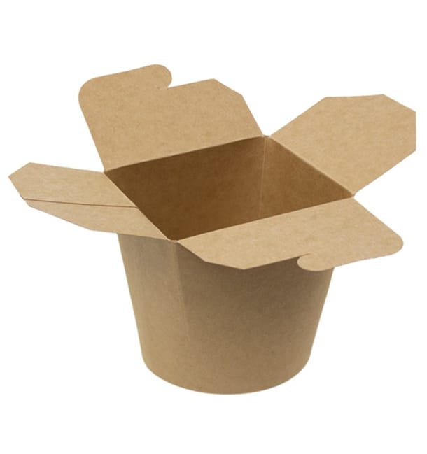 Envase de Comida para Llevar Kraft 950ml (25 Uds) Envase de Comida para Llevar Kraft 950ml (25 Uds)