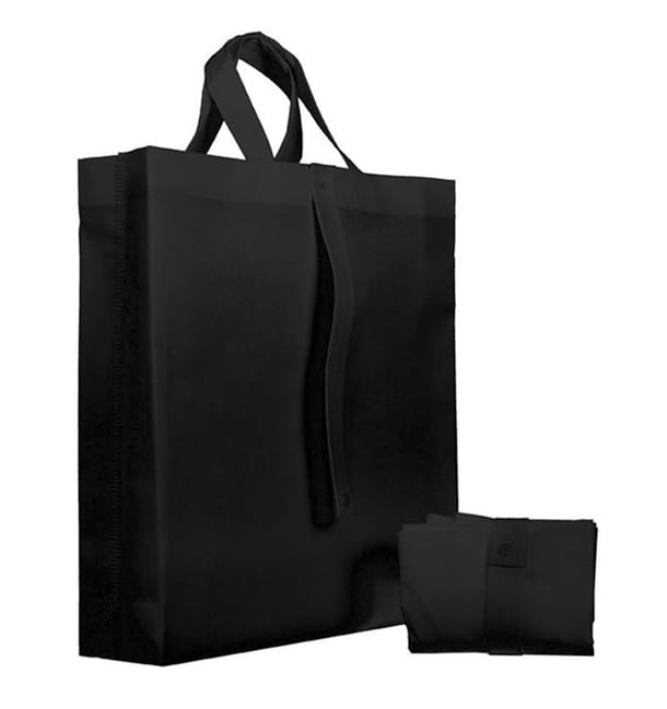 Bolsa Tela TNT PREMIUM Plegable Negra 40+15x40cm (25 Uds) Bolsa Tela TNT PREMIUM Plegable Negra 40+15x40cm (25 Uds)