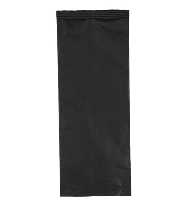 Sobre Portacubiertos con Servilleta Negro 11x25cm (100 Uds) Sobre Portacubiertos con Servilleta Negro 11x25cm (100 Uds)