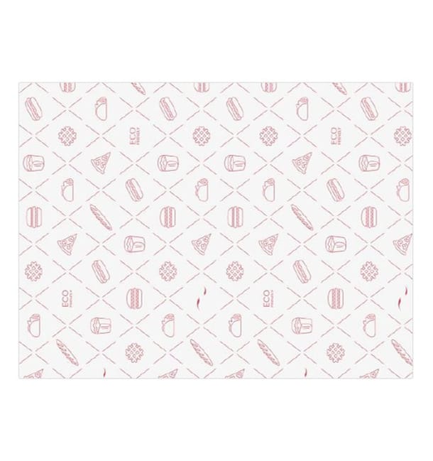 Envuelta Antigrasa Eco Roja 30x40cm (3.000 Uds) Envuelta Antigrasa Eco Roja 30x40cm (3.000 Uds)