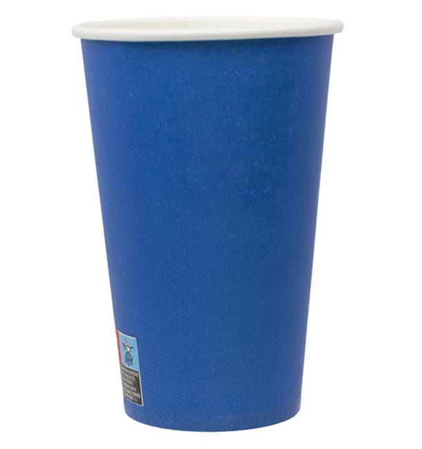 Vaso Cartón "Colores" Azul 600ml Ø9,4cm (320 Uds) Vaso Cartón "Colores" Azul 600ml Ø9,4cm (320 Uds)