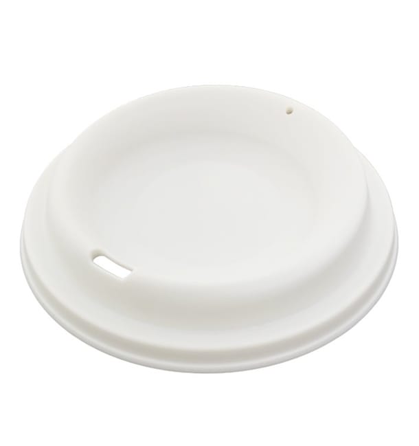 Tapa Reutilizable Durable PP Crema para Vaso Ø9,6cm (600 Uds) Tapa Reutilizable Durable PP Crema para Vaso Ø9,6cm (600 Uds)