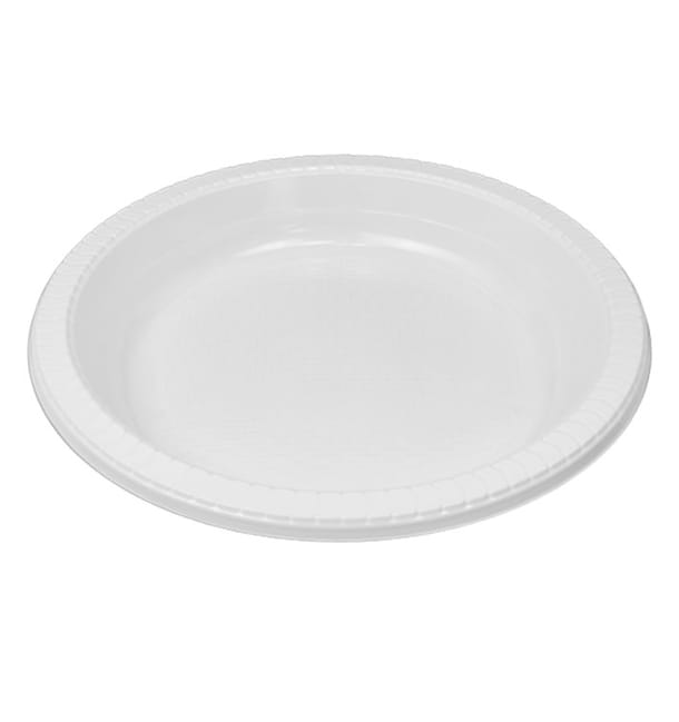 Plato Reutilizable PS Hondo Blanco 22cm (250 Uds) Plato Reutilizable PS Hondo Blanco 22cm (250 Uds)