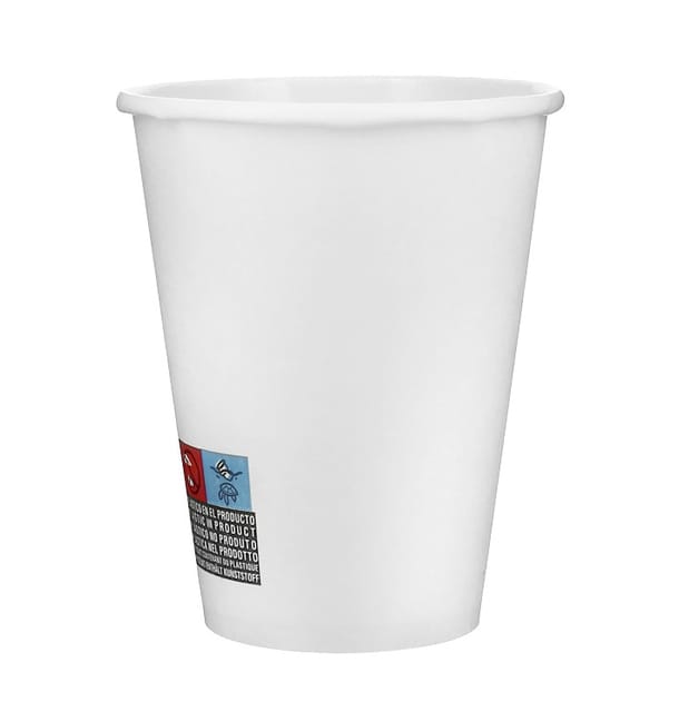Vaso Cartón 12 Oz/360ml Blanco Ø8,9cm (40 Uds) Vaso Cartón 12 Oz/360ml Blanco Ø8,9cm (40 Uds)