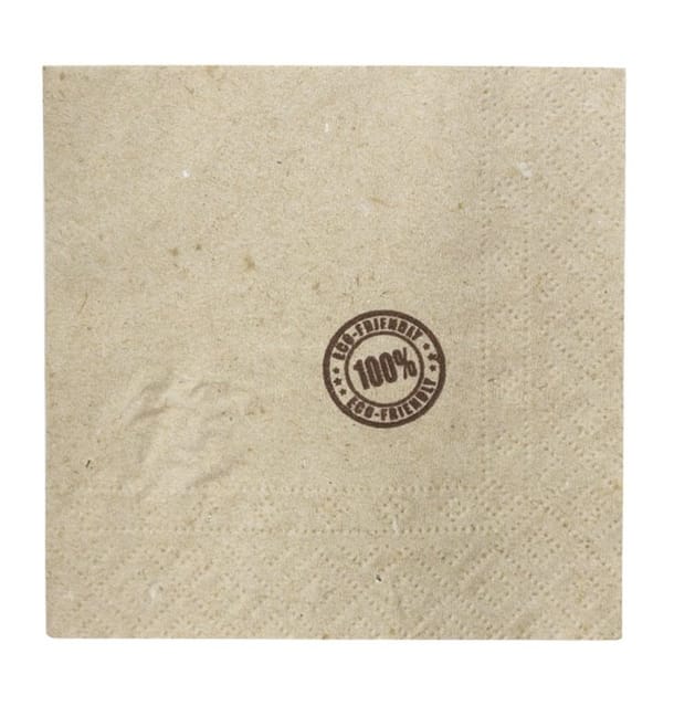 Servilleta Cocktail de Papel Eco con Cenefa 20x20cm 2C (3.200 Uds) Servilleta Cocktail de Papel Eco con Cenefa 20x20cm 2C (3.200 Uds)
