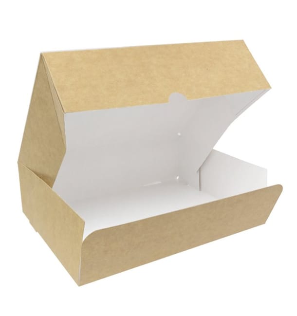 Caja Pastelería de Cartón Kraft 20,4x15,8x6cm 1kg (20 Uds) Caja Pastelería de Cartón Kraft 20,4x15,8x6cm 1kg (20 Uds)